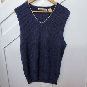 Vintage Wool Silk Classic Sweater Vest